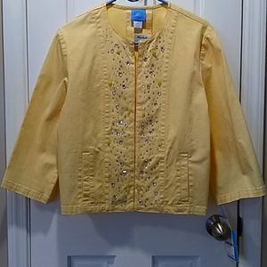 Lush Lane 3/4  jean jacket.